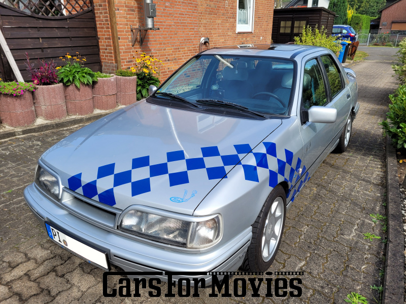 CarsForMovies | Ford-Werke GmbH Sierra 1992 Deutschland Silber Blau Zivilfahrzeug Limousine DE - Schleswig-Holstein 7726 Schiebedach tuning
